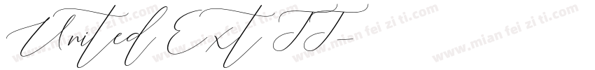 United Ext TT字体转换